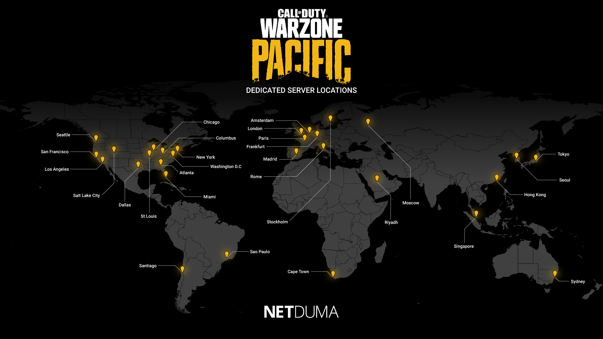 Warzone Pacific Servers 